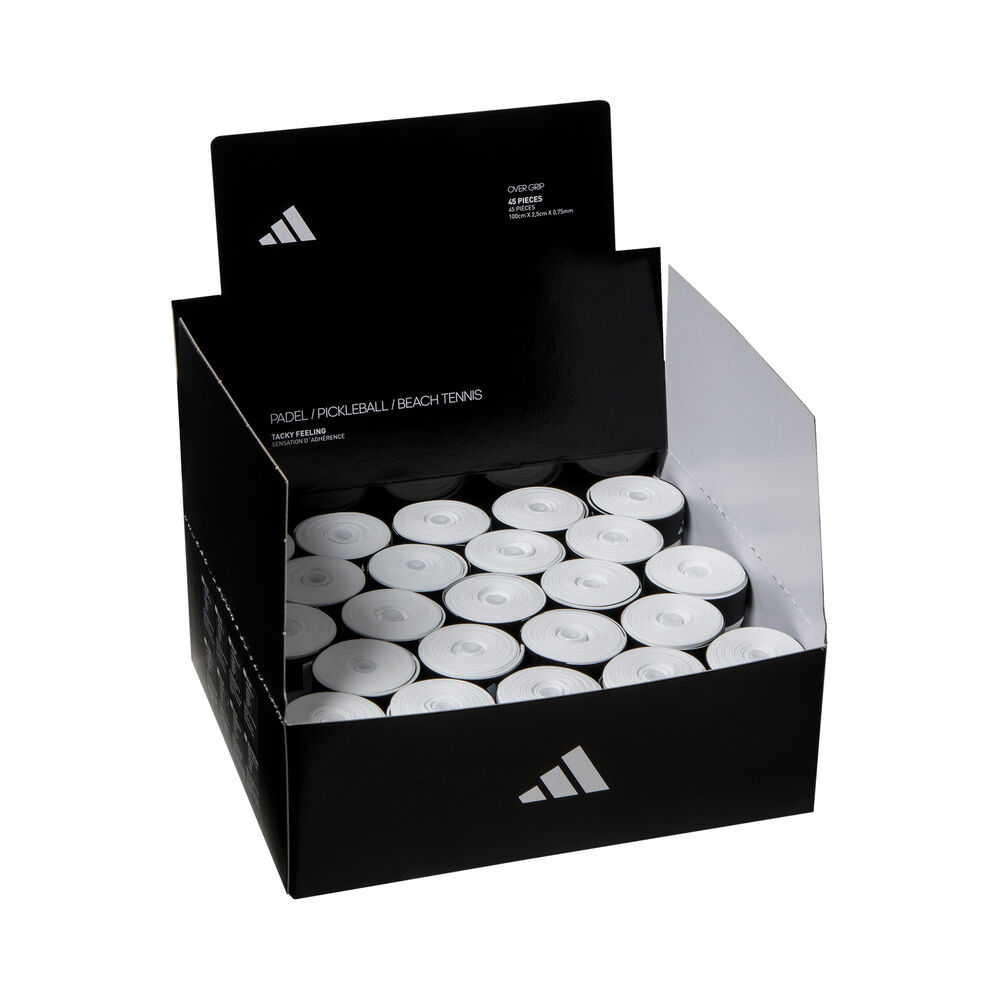 adidas Box of overgrip  45 cajas - blanco