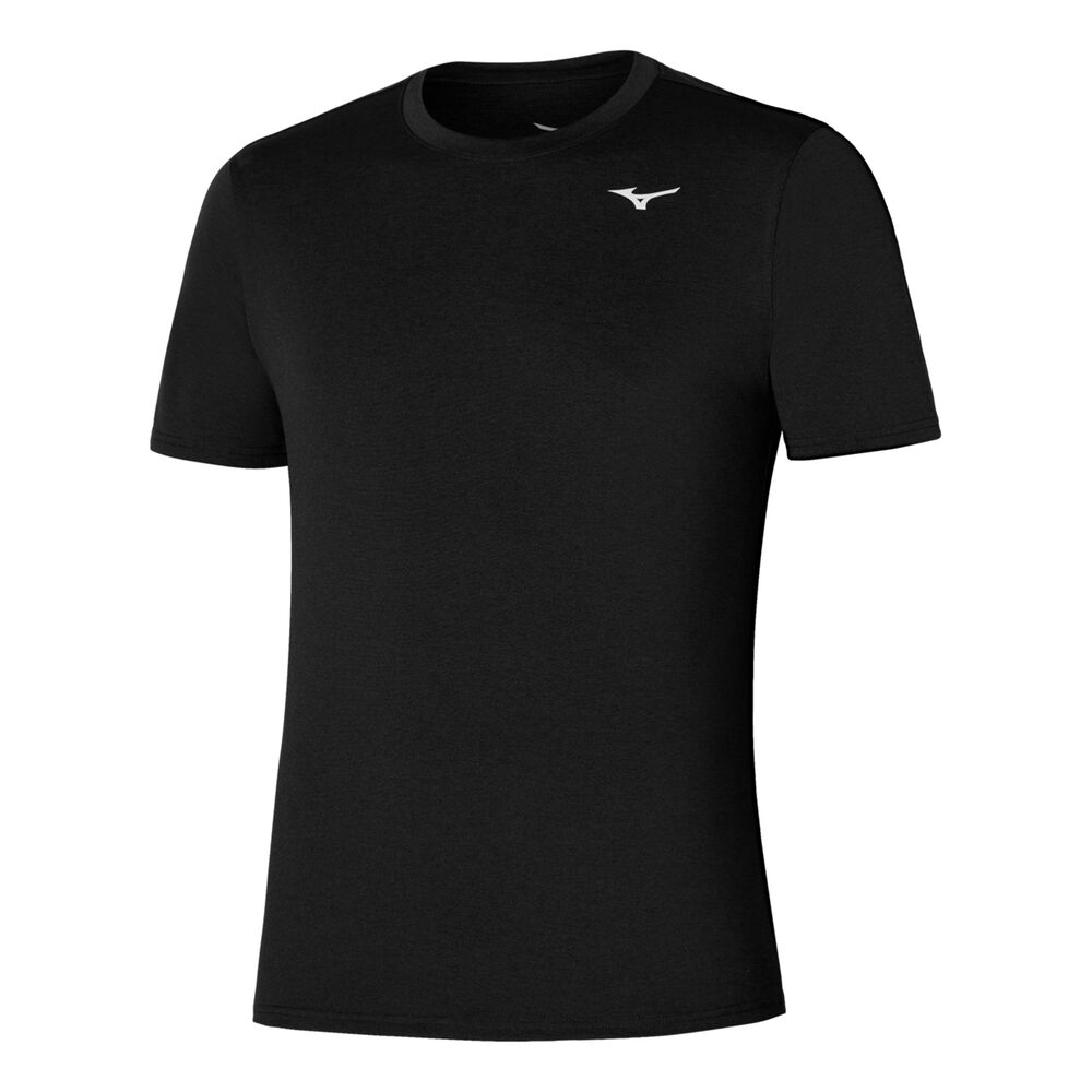Mizuno Core Impulse Camiseta De Running Hombres-Negro