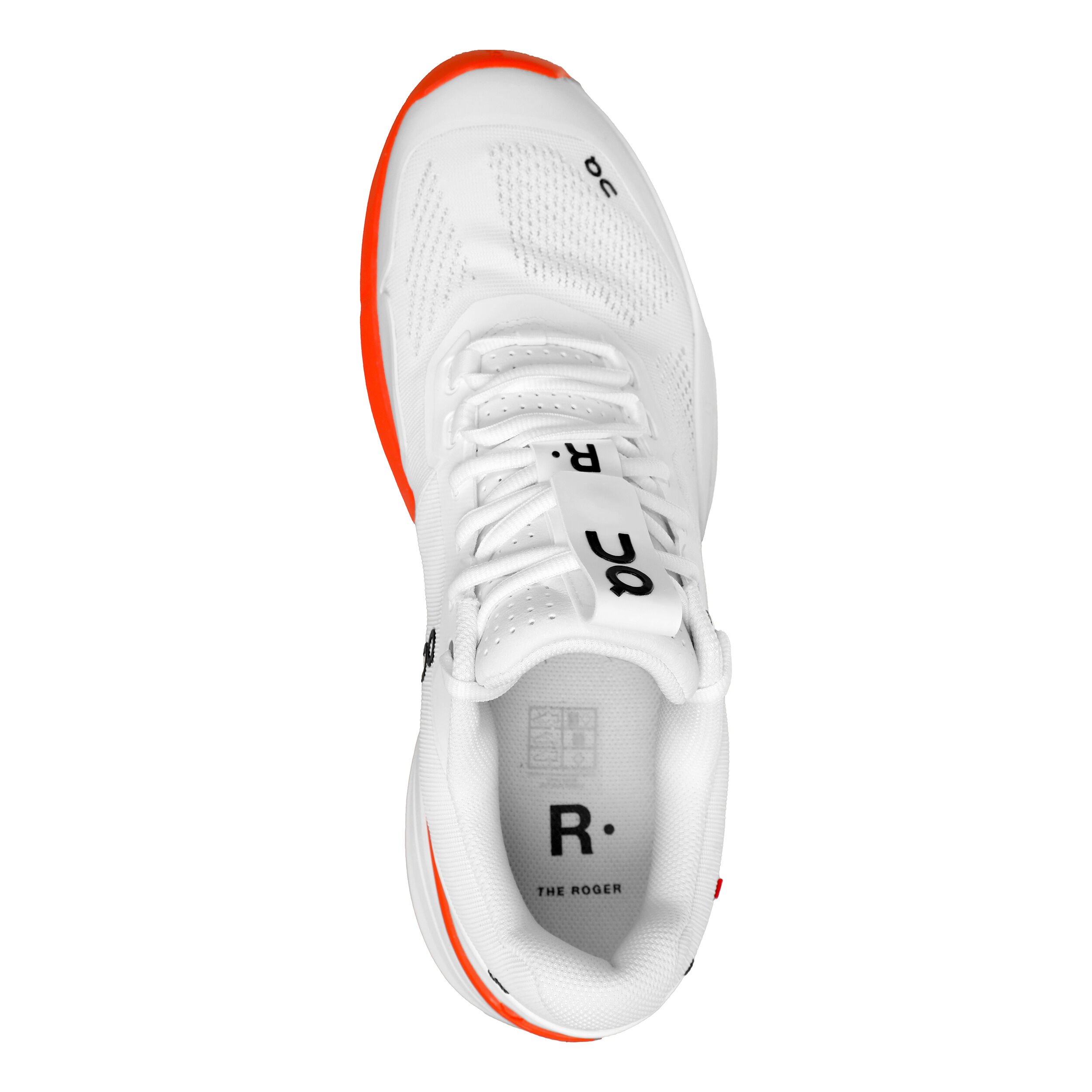 Buy On The Roger Pro Zapatilla Tierra Batida Hombres Blanco Naranja online Tennis Point ES