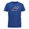 Exercise Big Flag Camiseta de manga corta Hombres - azul, 