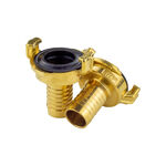 Accesorios de pista Tegra Tegra Geka-Schlauchst&uuml;ck M. T&uuml;lle 3/4" Accesorios De La Instalaci&oacute;n-Dorado,Negro