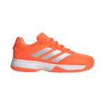 Zapatillas de tenis adidas adidas  Ubersonic Zapatilla todas las superficies Ni&ntilde;os-naranja, plateado