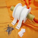Equipo de entrenamiento Easy Lines Easy Lines Midcourt Líneas Laterales 2 Rollos Todas Las Superficies-Blanco
