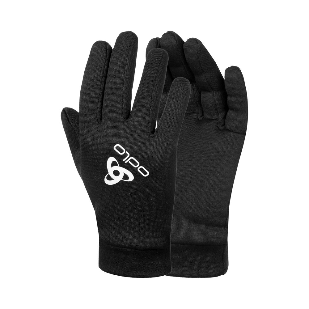 Odlo Stretchfleece Liner Eco Gloves Guantes De Correr - Negro