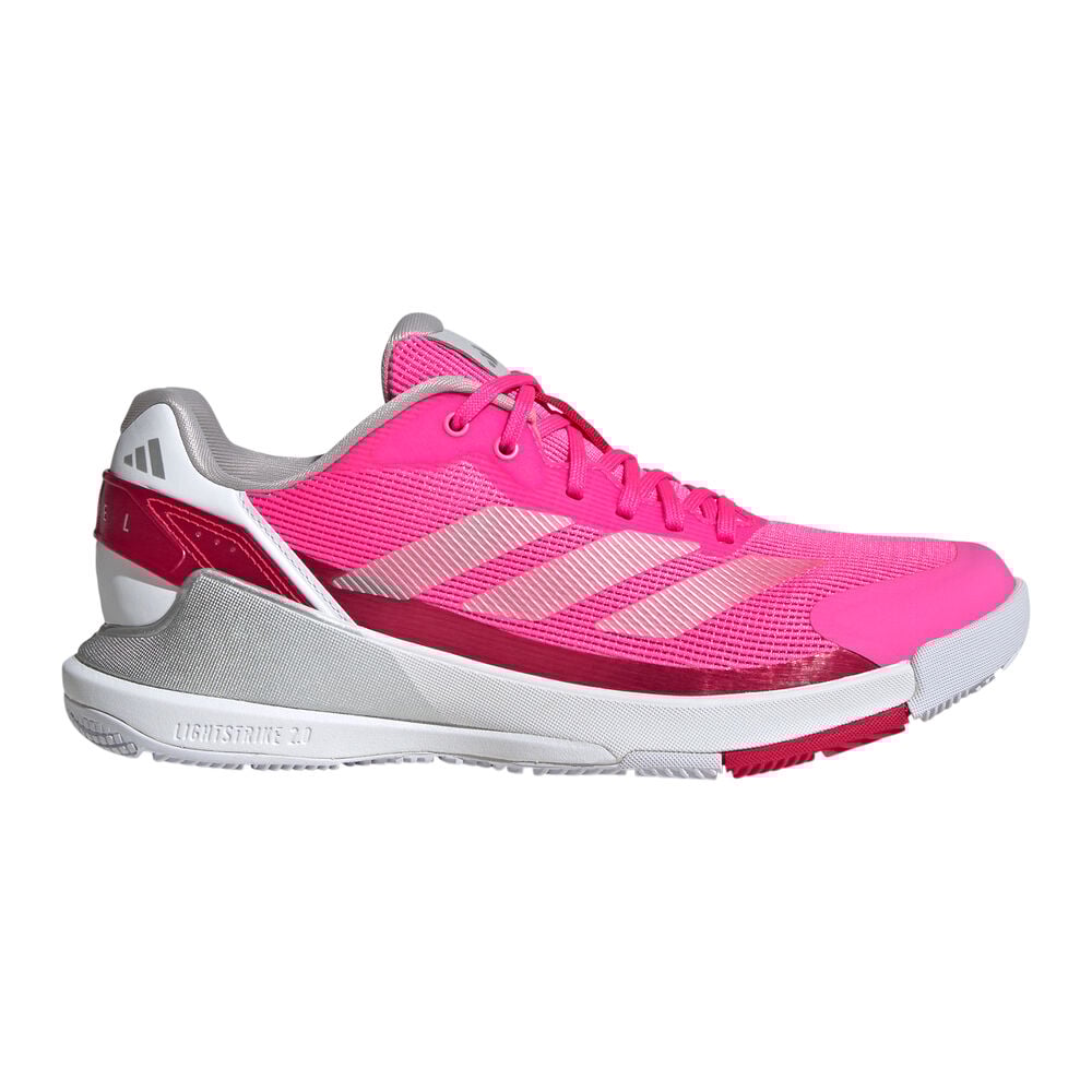 adidas Crazyquick LS Zapatilla De Pádel Mujeres-Rosa,Plateado