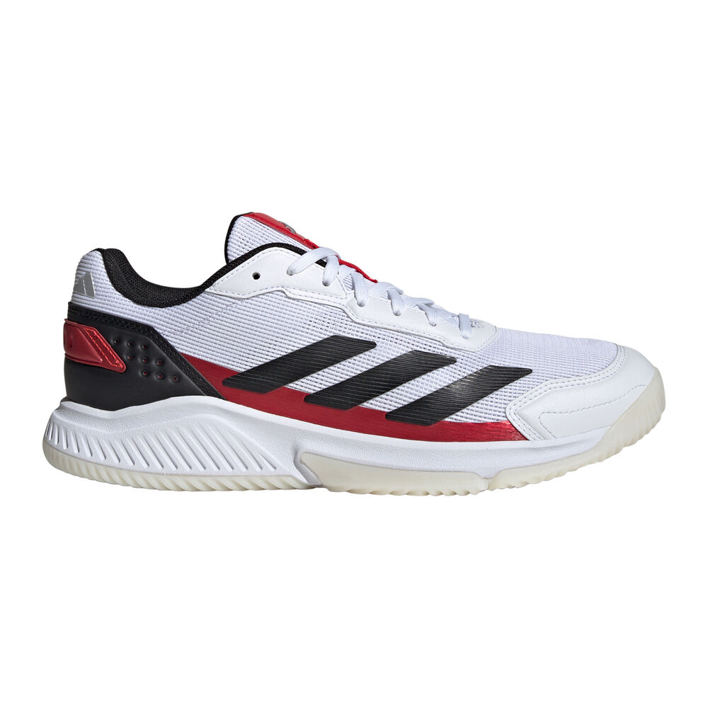 adidas Courtquick Zapatilla De Pádel Hombres-Blanco,Negro