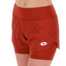 TECH W II - D1 SHORT Shorts Mujeres - rojo vino