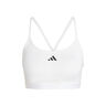 Aeroreact Training 3Stripes Sujetador deportivo Mujeres - blanco