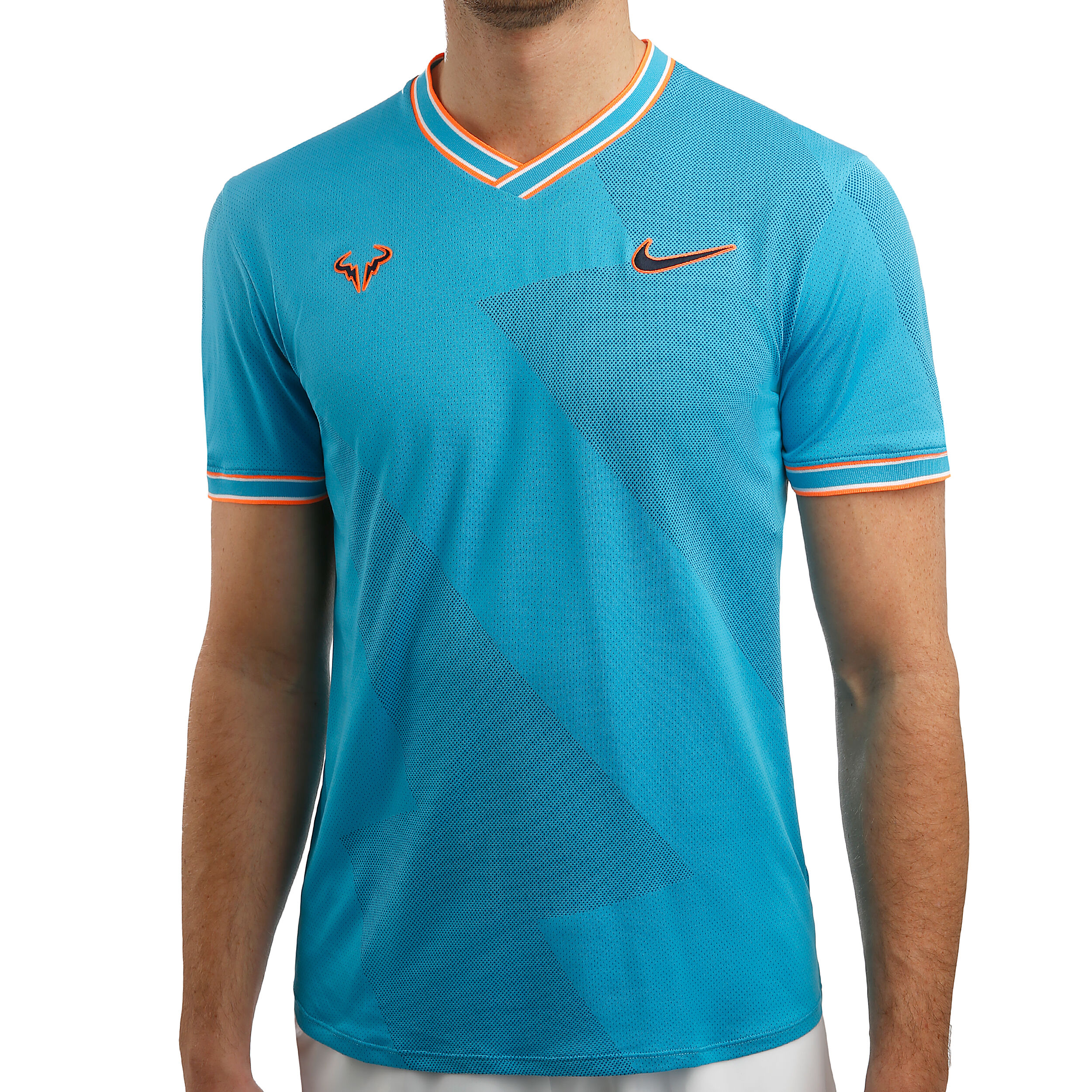 Nike Rafael Nadal Aeroreact Jaquard Camiseta De Manga Corta Hombres - Azul,  Naranja compra online | Tennis-Point