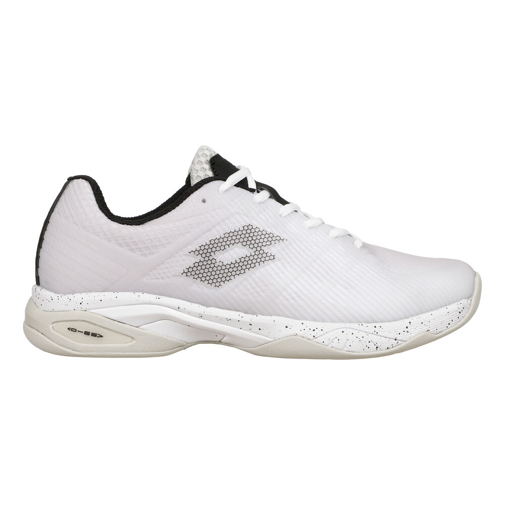 Lotto Mirage 300 III Zapatilla Para Pista Cubierta Hombres - Blanco, Negro
