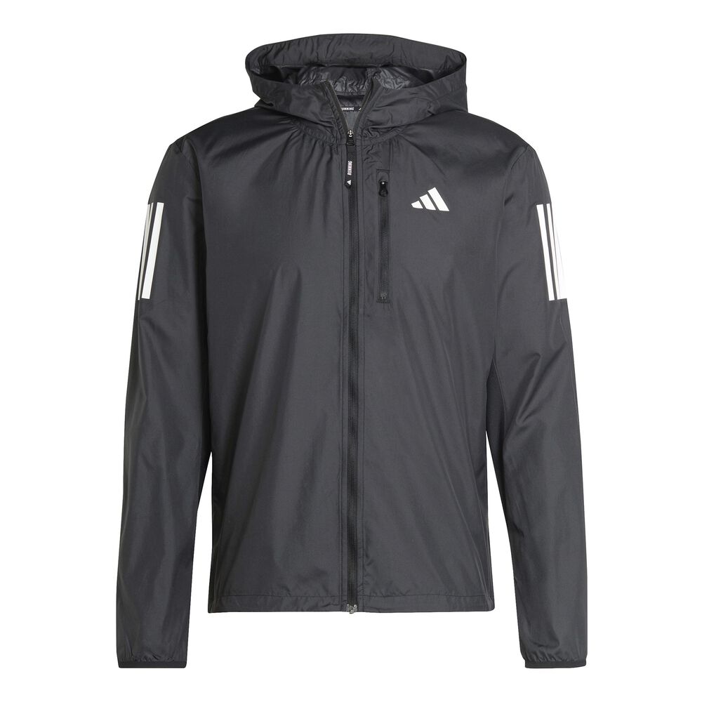 adidas Own The Run Chaqueta Para Correr Hombres-Negro