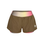 Ropa BIDI BADU BIDI BADU Spectrum 2In1 Printed Shorts Mujeres-Marrón,Amarillo