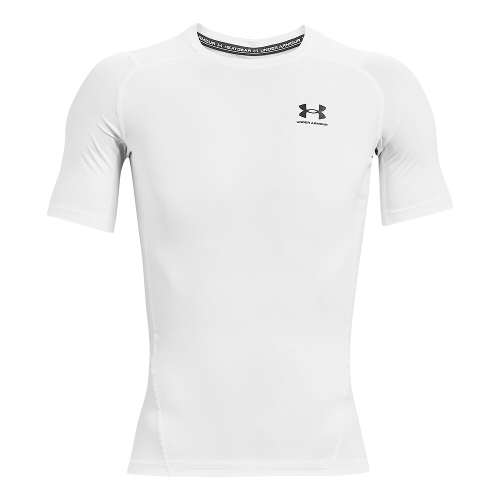 Under Armour Heatgear Comp Camiseta De Manga Corta Hombres - Blanco, Negro