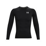 Ropa Under Armour Under Armour Heatgear Comp Camiseta De Manga Larga Hombres-Negro,Blanco