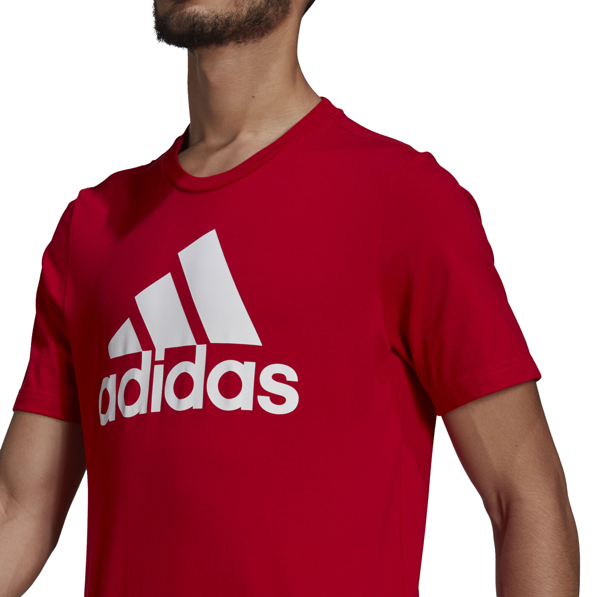 Islas del pacifico adverbio rodear adidas Big Logo Single Jersey Camiseta De Manga Corta Hombres - Rojo  Oscuro, Blanco compra online | Tennis-Point