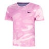 Court Dri-Fit Advantage Print Camiseta De Manga Corta Hombres-Rosa,Rosa