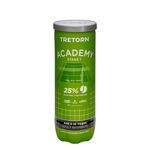 Pelotas de tenis Tretorn Tretorn Academy Green Bote De 3 Pelotas