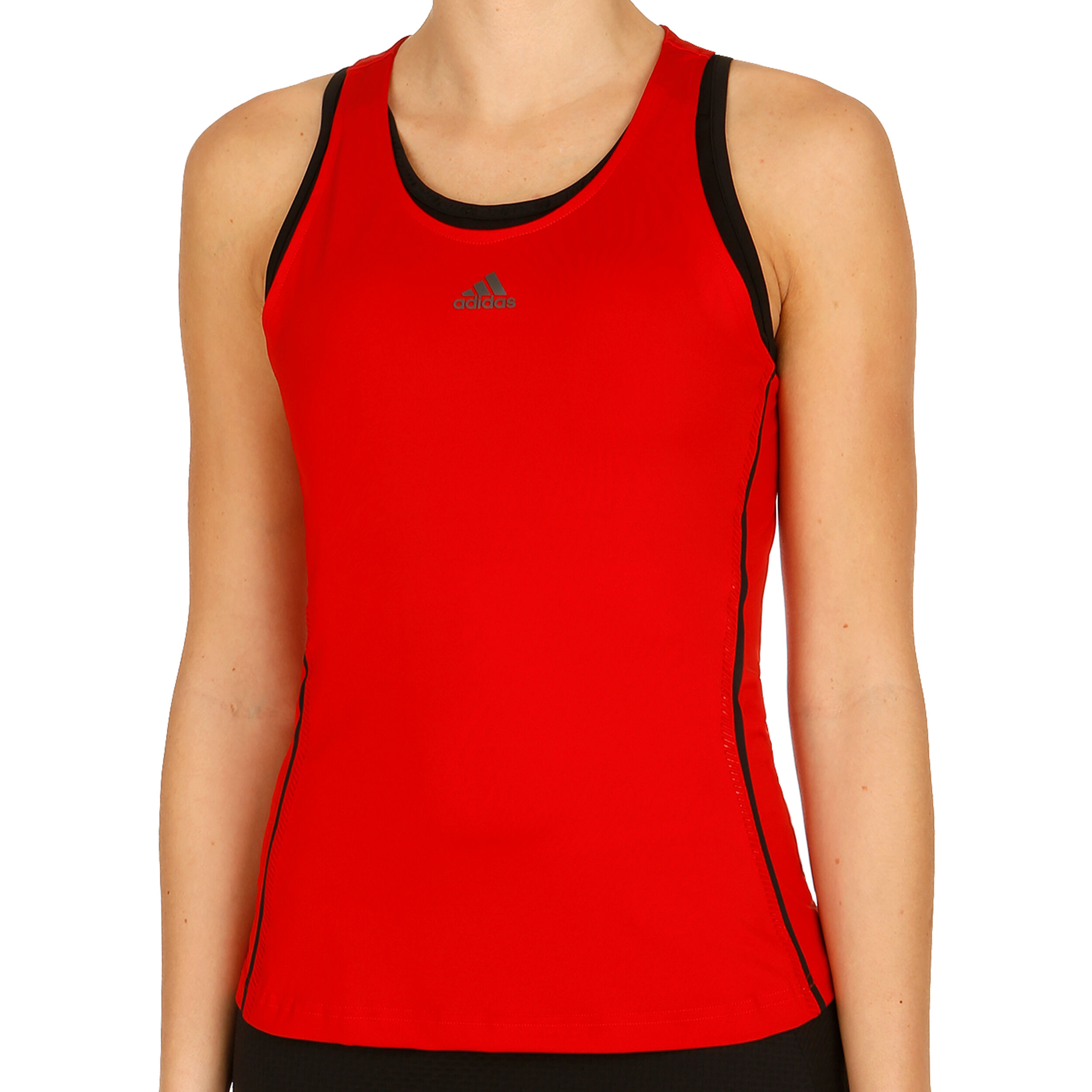 Buy adidas Barricade Camiseta De Tirantes Mujeres Rojo Negro