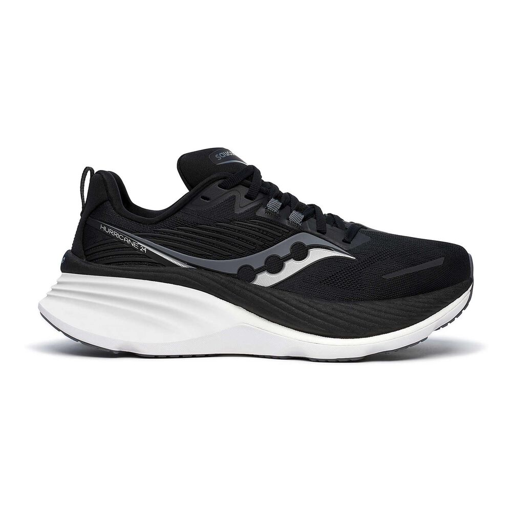 Saucony Hurricane 24 Wide Zapatilla De Estabilidad Hombres - Negro, Antracita