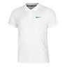 Dri-Fit Court Advantage Polo Hombres-Blanco,Verde