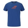 Exercise Big Flag Camiseta De Manga Corta Hombres-Azul