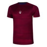 Create Receiver Wipe Camiseta De Manga Corta Hombres-Rojo Vino,Blanco