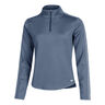 Therma-FIT One Half-Zip Camiseta De Running Mujeres-Azul,Blanco