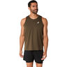 Core Camiseta De Running Hombres-Marr&oacute;n