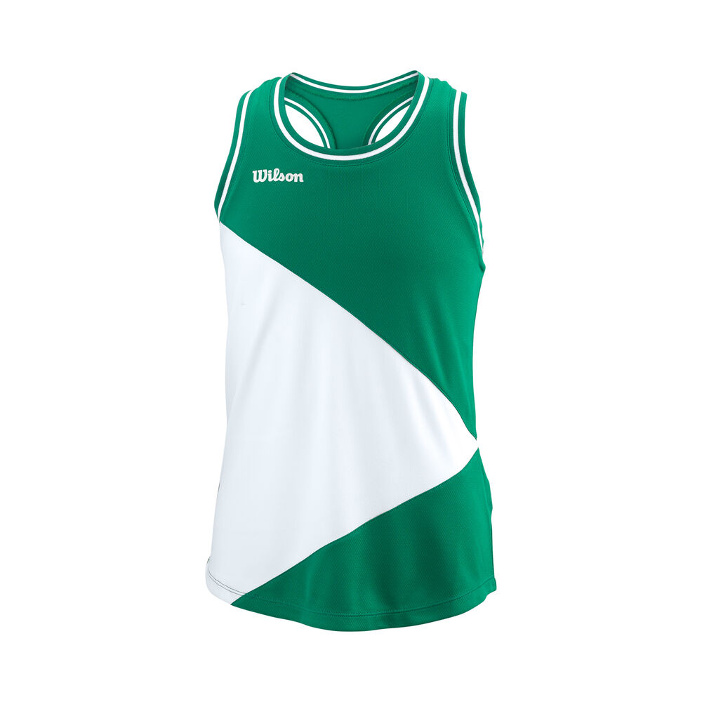 Wilson Team Camiseta De Tirantes Chicas-Verde,Blanco