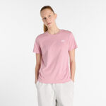 Ropa New Balance New Balance Essentials Jersey Camiseta De Manga Corta Mujeres-Rosa