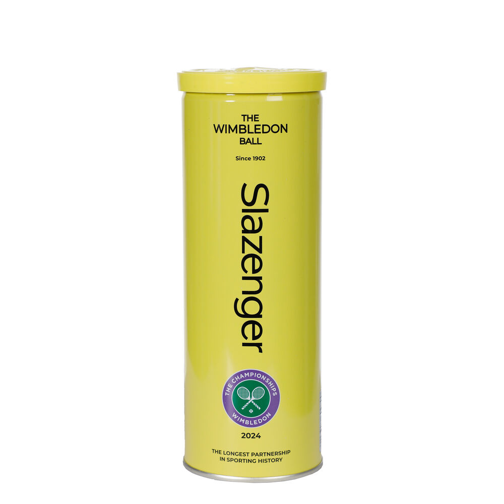 Slazenger Wimbledon Champions Bote de 3 pelotas