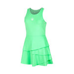 Ropa de tenis Quiet Please Quiet Please Flounce Vestido Chicas - verde, blanco