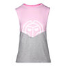 Elinam Lifestyle Camiseta De Tirantes Mujeres-Rosa,Gris Claro