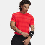 Ropa Under Armour Under Armour Velociti  Camiseta de running Hombres-rojo, plateado