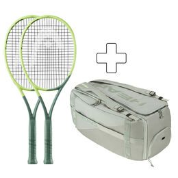 HEAD Bolsa para raqueta de Tenis, Bolsa para raqueta de bádminton, 9  raquetas mochila padel tenis