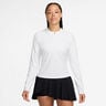 Court Dri-Fit Advantage Camiseta De Manga Larga Mujeres-Blanco,Blanco
