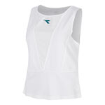 Ropa de tenis Diadora Diadora Match Camiseta de tirantes Mujeres-blanco