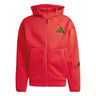Z.N.E. Full Zip Sudadera con cremallera Hombres - rojo, 
