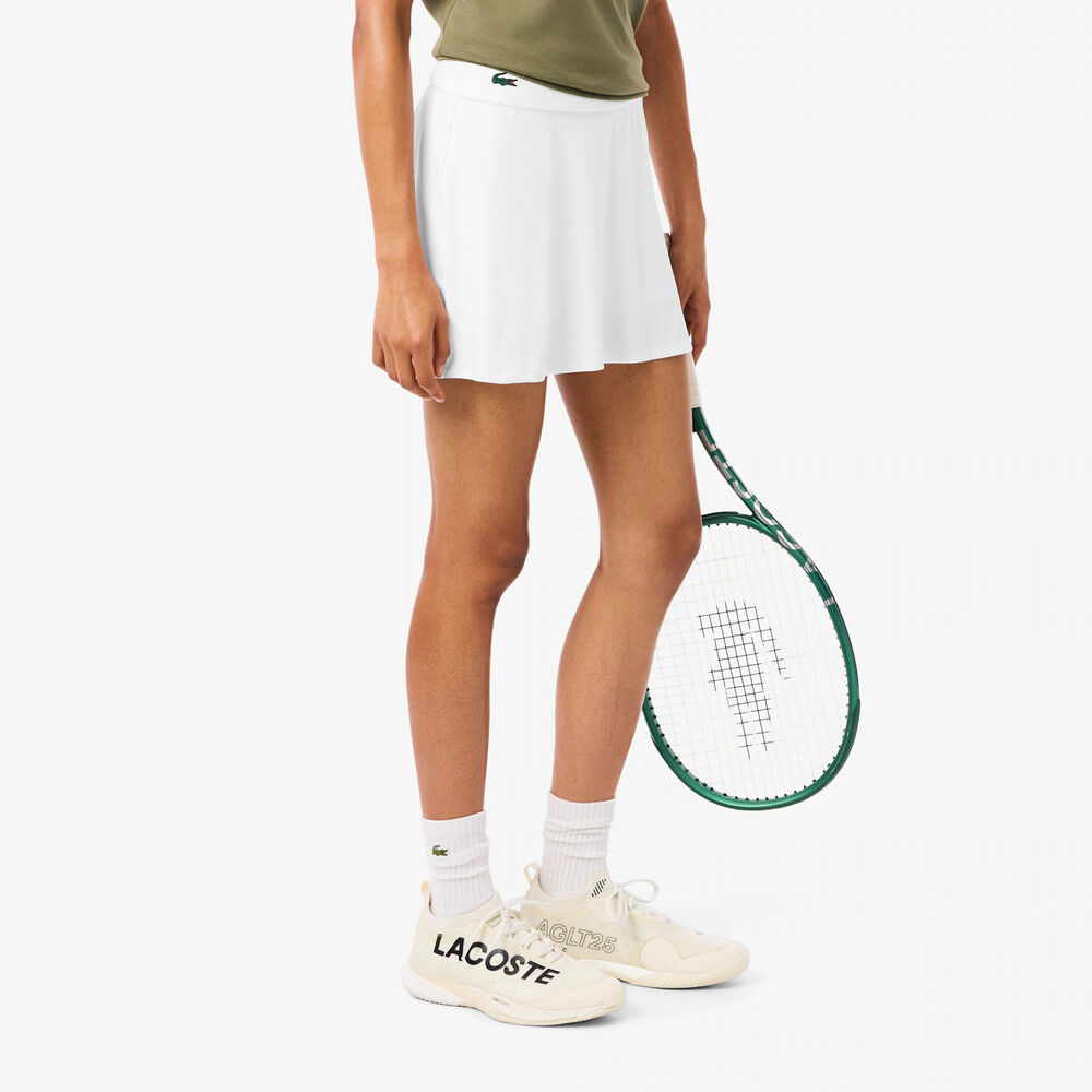 Lacoste Falda Mujeres-Blanco