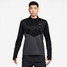 Pacer Winterized Half-Zip Camiseta de running Hombres - antracita, negro