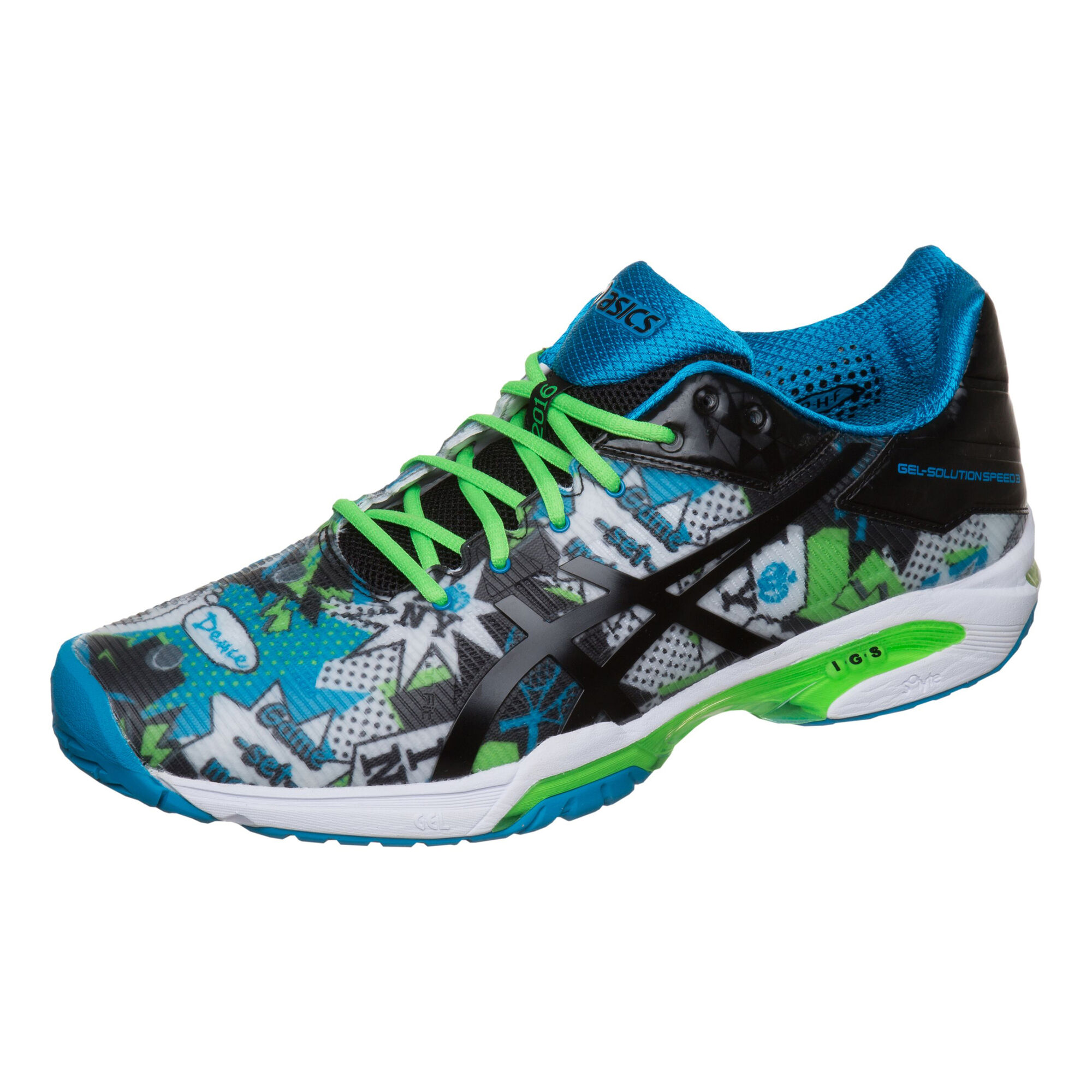 Caracterizar Leer Indomable ASICS Gel-Solution Speed 3 L.E. NYC Zapatilla Todas Las Superficies Hombres  - Azul, Verde Claro compra online | Tennis-Point