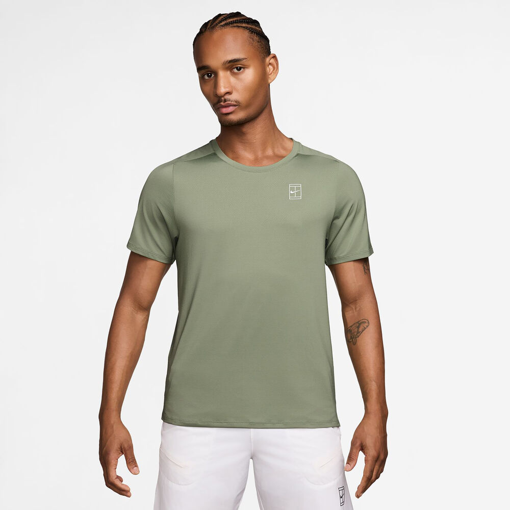 Nike Court Dri-FIT Advantage Camiseta de manga corta Hombres-oliva
