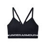 Seamless Low Long Sujetador deportivo Mujeres - negro, gris claro