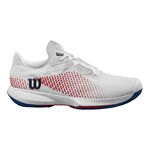 Zapatillas de tenis Wilson Wilson Kaos Swift 1.5 2024 CLY Zapatilla Tierra Batida Mujeres-Blanco,Rojo