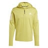 Own the Run Winter Half-Zip Camiseta de running Hombres-amarillo