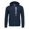 Fynn Sudadera con cremallera Hombres - azul, blanco
