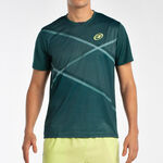 Ropa Bullpadel Bullpadel Ladra Camiseta De Manga Corta Hombres-Verde Oscuro