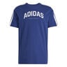 Graphic Camiseta De Manga Corta Hombres-Azul Oscuro,Blanco
