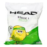 Pelotas De Tenis HEAD 72B HEAD STAGE 1 - GREEN - Polybag