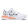 Spin Zapatilla De Pádel Mujeres-Blanco,Coral